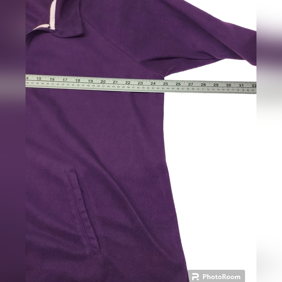 Carole Hochman Purple Light Fleece Full Zip XXL Very Soft - Picture 2 of 6